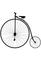 Penny farthing bike clipart
