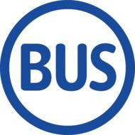 public bus transportation as a logo