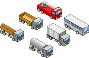 variety of children's trucks