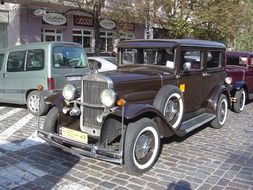 old automobile warsaw, poland