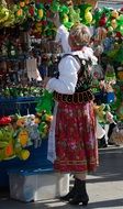 street market in poland