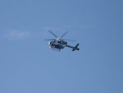 police helicopter air transports