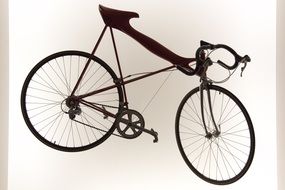 Road bike in the art gallery