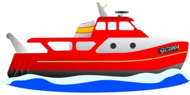 trawler boat drawing
