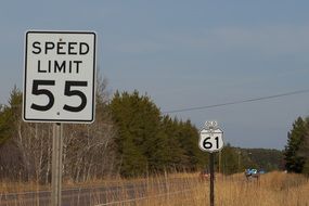 speed limit on the old highway 61