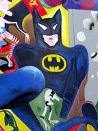 graffiti batman drawing