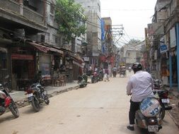 traditional street in india