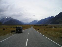 endless road in new zealand