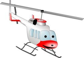 helicopter cartoon drawing