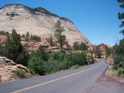 utah road landscape