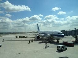 airplane at china airport