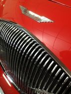 calender austin healey red car
