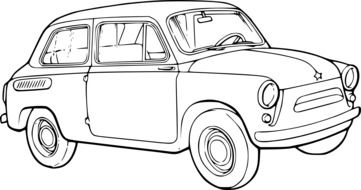 drawing of motor auto