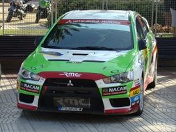 mitsubishi competition rally car