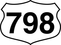 state 798 road information drawing