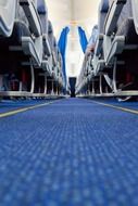 Inside of aeroplane