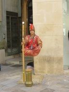 trick with levitation on the street