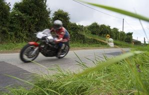 speed racing motorbike