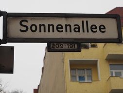 road sign in Berlin