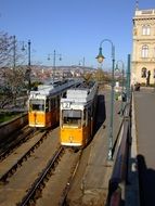 trams in budapest