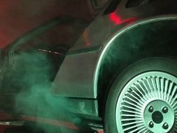 car wheels close up