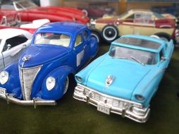 Colorful mini auto models