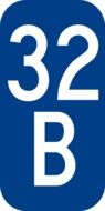 "32 B" route clipart