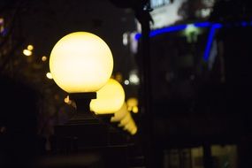 street round lamp