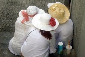 street carnival hats