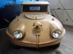 Picture of the vehicle in a museum