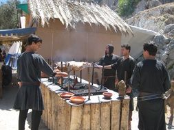 medieval fair in Óbidos, Portugal