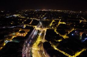 Nantes night view