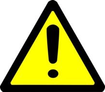 yellow triangle border drawing