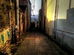 old street lane