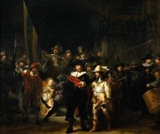 Rembrandt's canvas as a work of art