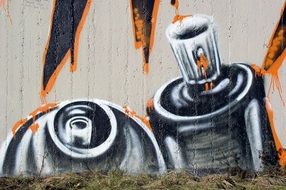 Cool graffiti on a wall