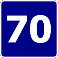 recommended speed mark 70