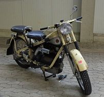 classic old motorcycle