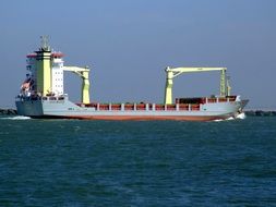 distant view of a berta ship