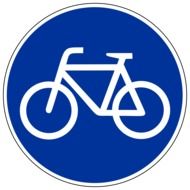 bike path sign