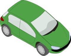 picture of green automobile