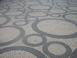 Picture of paving stones on a road