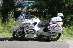 Romanian police motorcycle