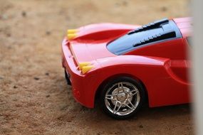 toy red small car