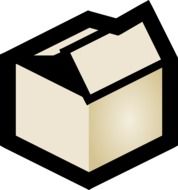 picture of open carton box
