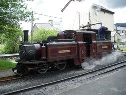 vintage steam locomotive