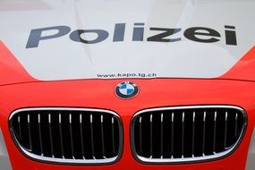 BMW police Car Grille, switzerland