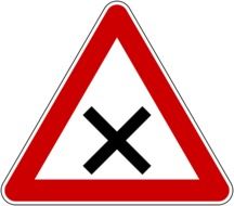 road junction sign