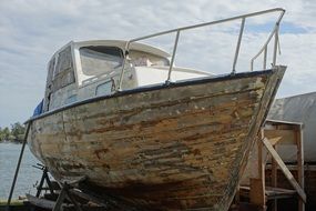 Repairing of boat