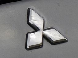 mitsubishi like an emblem